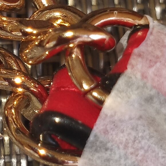 Sexy red velvet clutch evening bag pouch - Picture 11 of 11